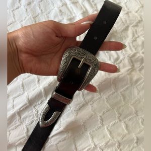 UO BLACK WESTERN BELT